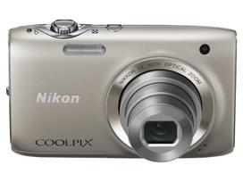 Nikon COOLPIX S3100 skaitmeninis fotoaparatas, šampano sidabro spalvos - 14,0 MP, 5x optinis priartinimas, 26 mm plataus kampo objektyvas, vaizdo stabilizavimas, 2,7 colio LCD ekranas