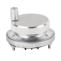 5V 60MM Hand Wheel Pulse Encoder Mill Router Manual Control For CNC System (Black)