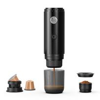 Portable Capsule Espresso Machine with Electric Pump and Heating black