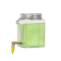 520ML Bird Water Feeder Leakproof Bird Waterer Parrot Water Dispenser  for Parrots Cockatoo Clear white