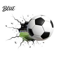 Lipni Futbolo Freska 3D Futbolo Sienos Lipdukai Decals Vaikų Kambariui Skaidrus Tekstūrinis Popierius Meninis Lipdukas Berniukų Miegamajam Žaidimų Kambariui Svetainei B black