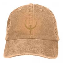 Skalbta Unisex Beisbolo Kepuraitė Quake Bronze Trucker Snapback Kepuraitės Tėčio Kepuraitė Memas Golfo Kepurės One Size black