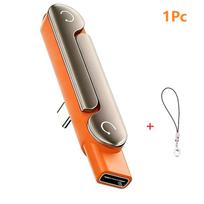 240W C tipo į C tipo universalus greito įkrovimo adapteris su telefono laikikliu efektyviam įkrovimui biure ir namuose 1Pcs orange
