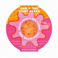 BOMB COSMETICS JAM & THE GIANT PEACH kūno plaušinė su muilu, 165 g