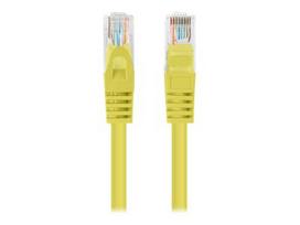 LANBERG Patchcord Cat.6 UTP 0.25m yellow 10-pack