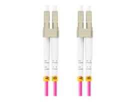 LANBERG Fiber optic patchcord MM LC/UPC-LC/UPC DX OM4 15m