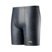 Li Ning Kvadratinio kirpimo Apsaugantys nuo nepatogumo Baseino Plaukimo šortai Vyriški plaukimo šortai LNKV201-1 L gray