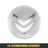 4 vnt. 56 mm automobilio ratų lipdukai Centrinis ratlankio dangtelis Automobilio emblema Ženklelis Lipdukas Citroen C1 C2 C3 Vts C4 Saxo C4L C5 C6 C8 Xsara Picasso sidabras