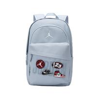 Jordan Velcro ženklelis Laisvalaikio Mados Universalus Poliesterio Kuprinė Vidutinė Unisex kuprinė Pilka Mėlyna JD2533232PS-005 Gray Blue gray
