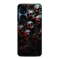Skull Bone Photo Phone Case For TCL NxtPaper 70 Pro K70 Power 4G 605 50 XE 40 XL 20 30 60 SE 60R 40R 505 501 408 406 403 Cover TCL 50 XE NXTPAPER gray