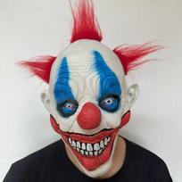 Halloween Various Clown Mask Cosplay Party Mask Latex Masks Helmet Npc Funny Prank Scare Headgear Bar Party Costume Props Mask A6 gray