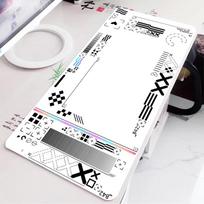 CSGO Mouse Pad Anime Girl Gaming Computer Large Table Mat Gaming Mousepad Gamer Keyboard Pads Deskmat Rubber Carpet XXL 30cmx60cm(11.8x23.6inch) gray