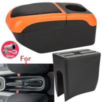 Dacia Spring porankio dėžutė Renault K-ZE automobiliui Porankio dėžutė Centrinė daiktadėžė Vidinė modifikacija USB įkrovimas Automobilio priedai white