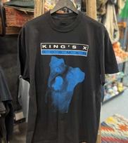 Vintage 90s King’s X Dogman For Fan Black All Size Gift Fan Shirt AC3024 XL gray