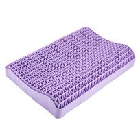Pektino pagalvė Kvėpuojantis oro sluoksnis TPE pagalvė Plaunama vandeniu, Nulinio slėgio kaklo pagalvė Lateksinė suaugusiųjų vienvietė pagalvė 52x35cm pink