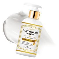 Glutationo losjonas su vitaminu C ir E skaistina, drėkina veidą ir kūną sausai, suskeldėjusiai odai. Šviesiai smėlio spalvos 200ml white