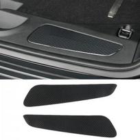 Rear Trunk Bumper Panel Decor Sticker for Jeep Grand Cherokee 2011+ Carbon Fiber gray