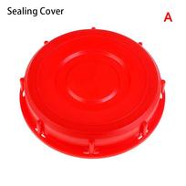 IBC Tank Lid Water Liquid Tank Cap with Gasket Inner Dia 163mm Good Sealing Red Cover with Breathing Hole for IBC Water Tank red