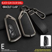 Automobilio rakto dėklas dangtelis VW Volkswagen Golf 7 8 Git MK8 ID.3 ID.4 Cupra Formentor Skoda Octavia A8 SEAT Leon MK4 2020 2021 juoda