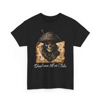 26 Pirate Skull Tee  Jolly Roger T-Shirt  Pirates of the Caribbean Gift  Skull Top Unisex T-Shirt XL brown