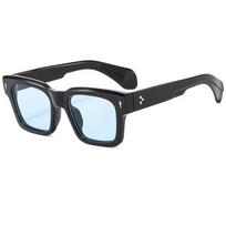 Klasikiniai kvadratiniai akiniai nuo saulės moterims vyrams minimalistiniai mados moteriški vyriški retro atsitiktiniai Oculos Other black