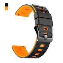 22mm Rubber Watch Strap For Amazfit Bip 6/GTR 4 2 2E 3pro/GTR 47mm Sport Band For Amazfit BALANCE/Stratos 3 2 Bracelet Wristband 1PCS 22MM black