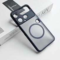 For Nothing Phone 3 Case Hard Transparent Magnetic Wireless charging Protective Back Cover Case For NothingPhone 3 Phone Shell Nothing Phone (3) skaidri juoda spalva