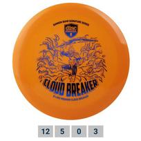 Diskgolfo diskas Distance Driver Q-Line Premier Cloudbreaker Gannon Buhr Signature oranžinis