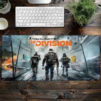 Game Mouse Pad XXL Large Office Desk Protector Mat Tom Clancy's The Division 2 Extended 900x400mm Mousepad Keyboard Desk mat Rug 30cmx60cm(11.8x23.6inch) gray