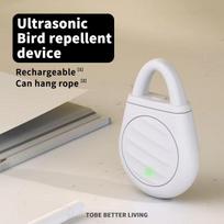 Ultragarsinis elektroninis uodų repelentas 34hz-70khz Lauko kempingas Nešiojamas išmanus automatinis uodų kontrolės prietaisas Šuns katės kenkėjų repelentas balta