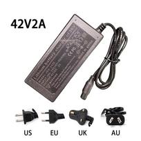 42V 2A Two-Wheel Self-Balancing Scooter Charger Hoverboard Drift Cart 36V Lithium Battery Charger with XLR 3-Pin Connector 42v2a (us regulations)