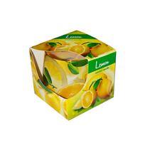 Kvepianti žvakė LEMON Stikliniame indelyje