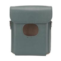 PU Leather Carrying Case Vintage Anti Scratch Camera Bag with Shoulder Strap for FujiFilm Instax Square Link Smartphone tamsiai žalia spalva