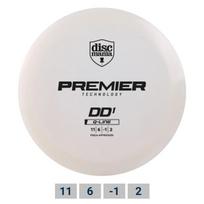 Diskgolfo diskas Discmania Distance Driver Q-Line Premier DD1 baltas