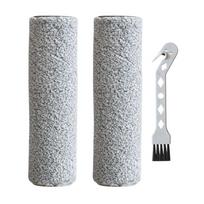 Replacement Roller Cloths For ECOVACS For DEEBOT X8 Series X9 Pro For OMNI, 3-Pack Cleaning Brush, Enhanced Ground Pressure gray