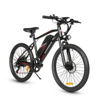 SAMEBIKE EBE2 Elektrinis kalnų dviratis, 36V 13Ah nuimama baterija, Shimano 7 pavaros juoda