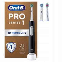 Elektrinis dantų šepetėlis ORAL-B Pro Series 1 Plus, 3 antgaliai, juodas