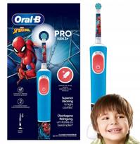 Vaikiškas elektrinis dantų šepetėlis Oral-B Vitality Pro D103 su Spiderman dizainu