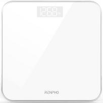Voninė svarstyklė RENPHO, grūdintas stiklas, 180 kg, balta, LED