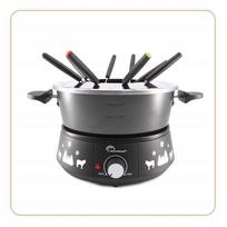 Fondiu rinkinys Little Balance 8690, 2 l, 1500 W, 8 asmenims, juodas