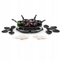 Elektrinis grilis raclette Strong 1200W, 8 asmenims, juodas