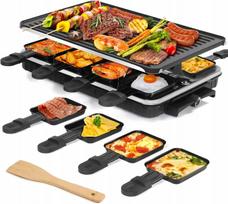 Elektrinis grilis raclette su kaitinimo plokšte 1300W