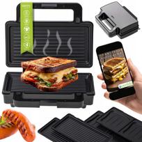 Elektrinis sumuštinių ir panini grilis 2in1 1400W