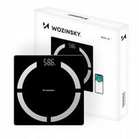 Bluetooth išmaniosios analizės svarstyklės 180 kg, juodos