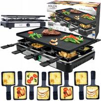 Elektrinis grilis raclette XXL 1400W su dvipuse mentele
