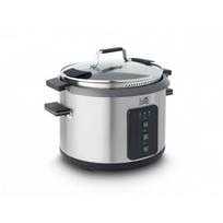 Slėginis puodas Fritel 6 l juodas, sidabrinis