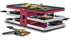 Elektrinė grilis Spring Raclette8, 1300W, dvipusė plokštė