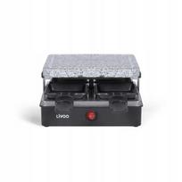 Raclette keptuvė Livoo DOC242, 600W, 4 asmenims, juoda, granito akmuo