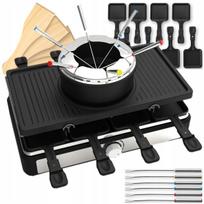 Elektrinis grilis Zilan 3in1 fondiu raclette 1400W 1,6L