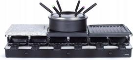 Raclette fondiu grilis LIVOO, 1650W, juodas, 12 asmenų